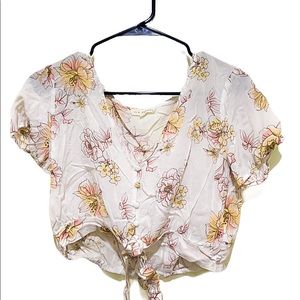 PacSun Tie Blouse